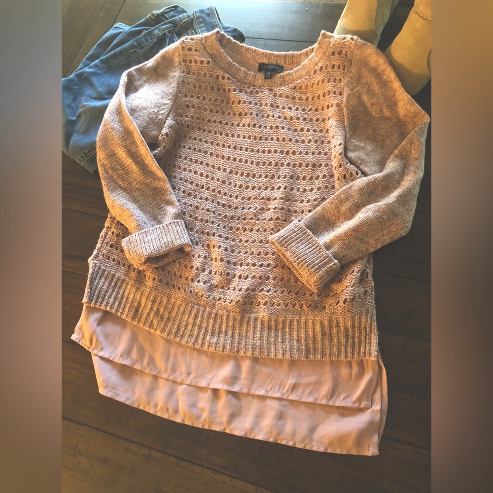 The Limited Mauve Dressy Sweater